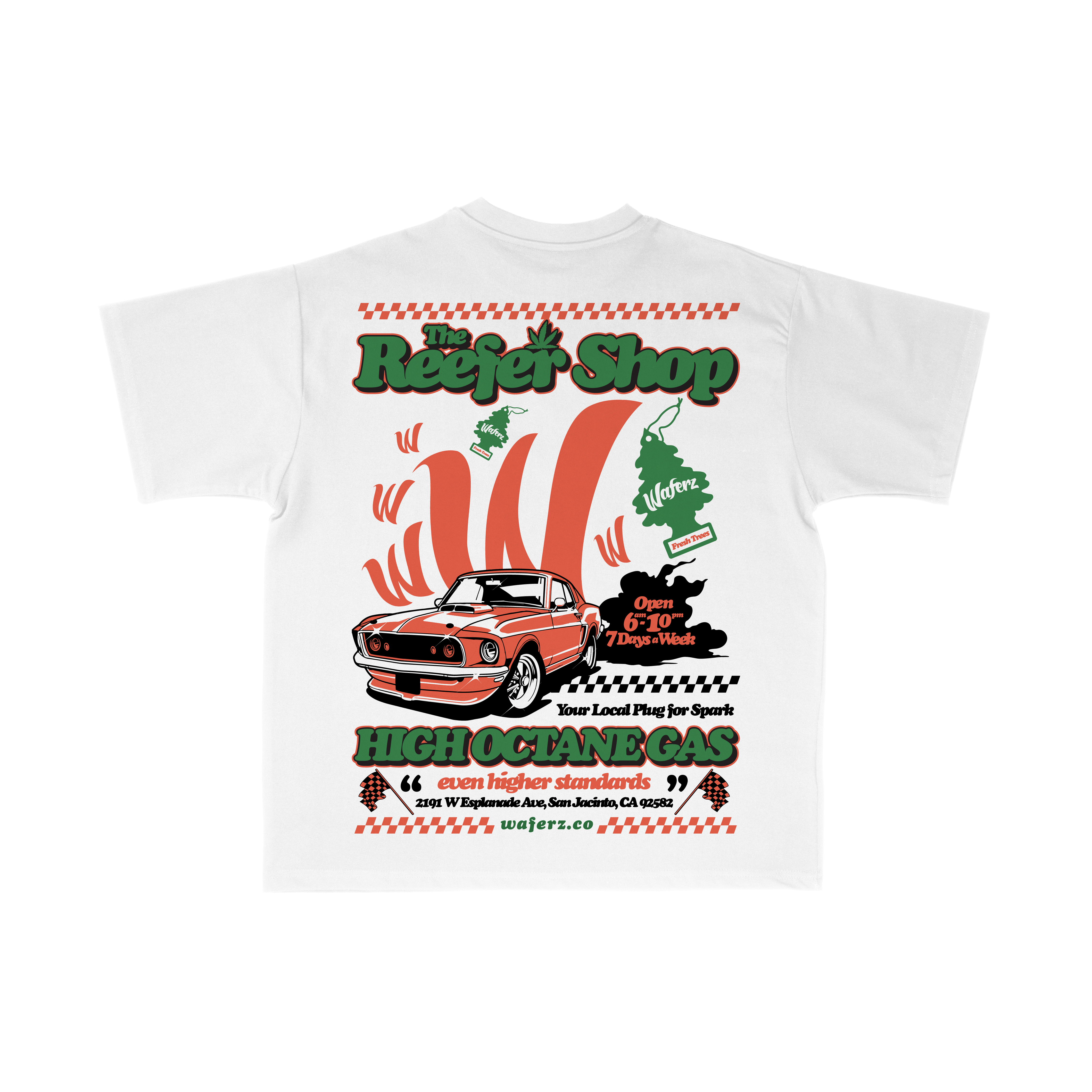 Waferz X Reefer Shop Collab Tee