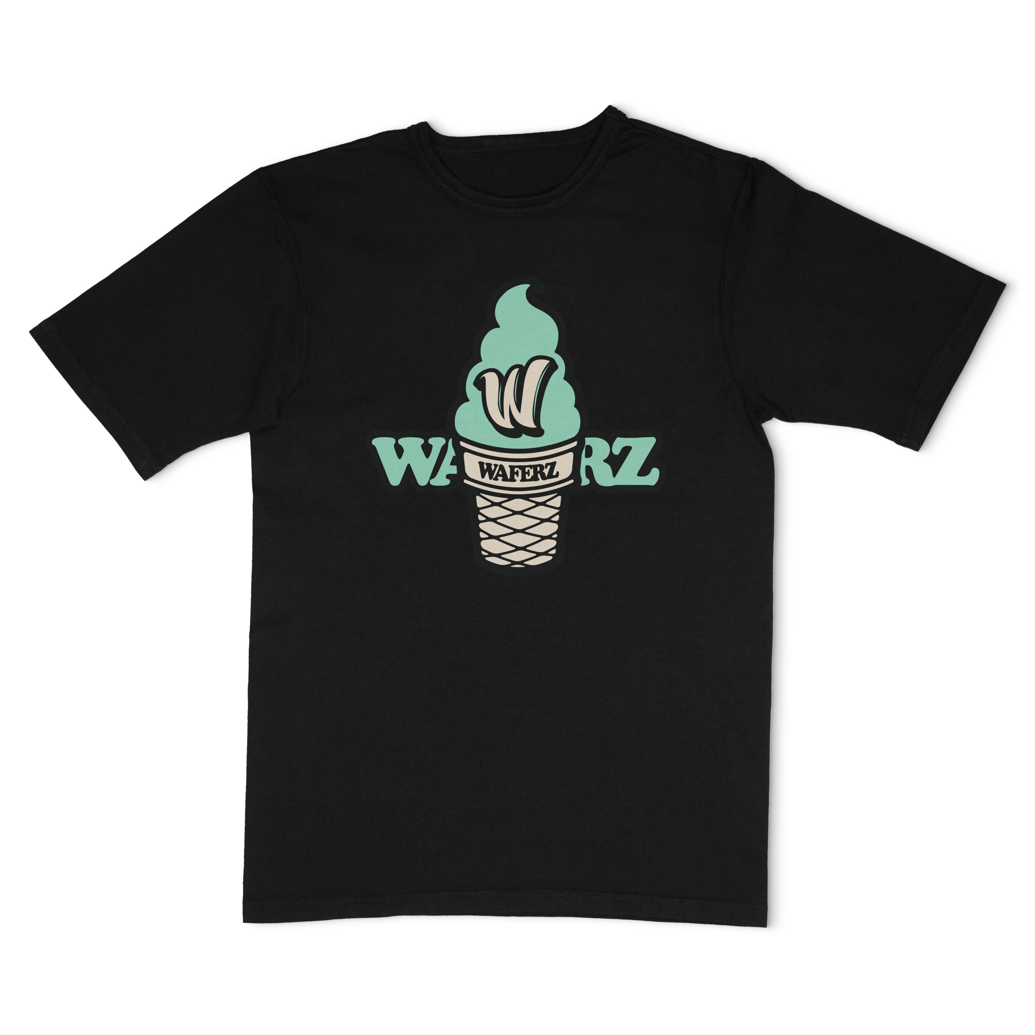Ice Cream Tee: Black