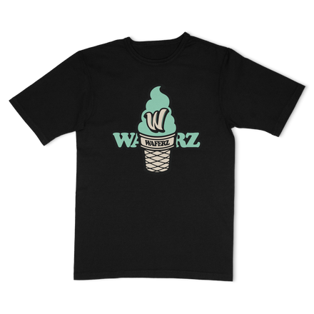 Ice Cream Tee: Black