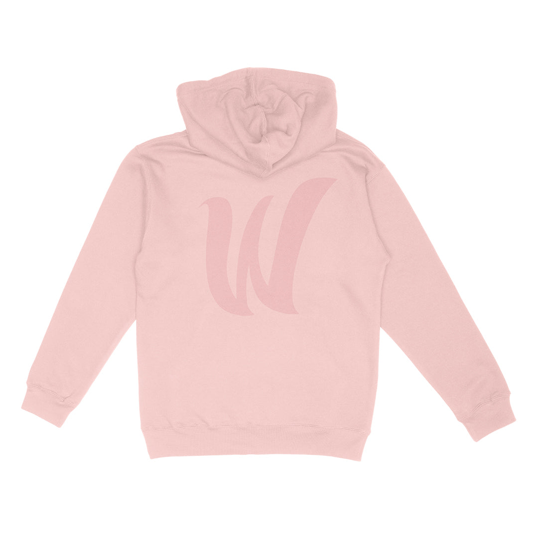 Waferz Basics: Pink Logo Hoodie