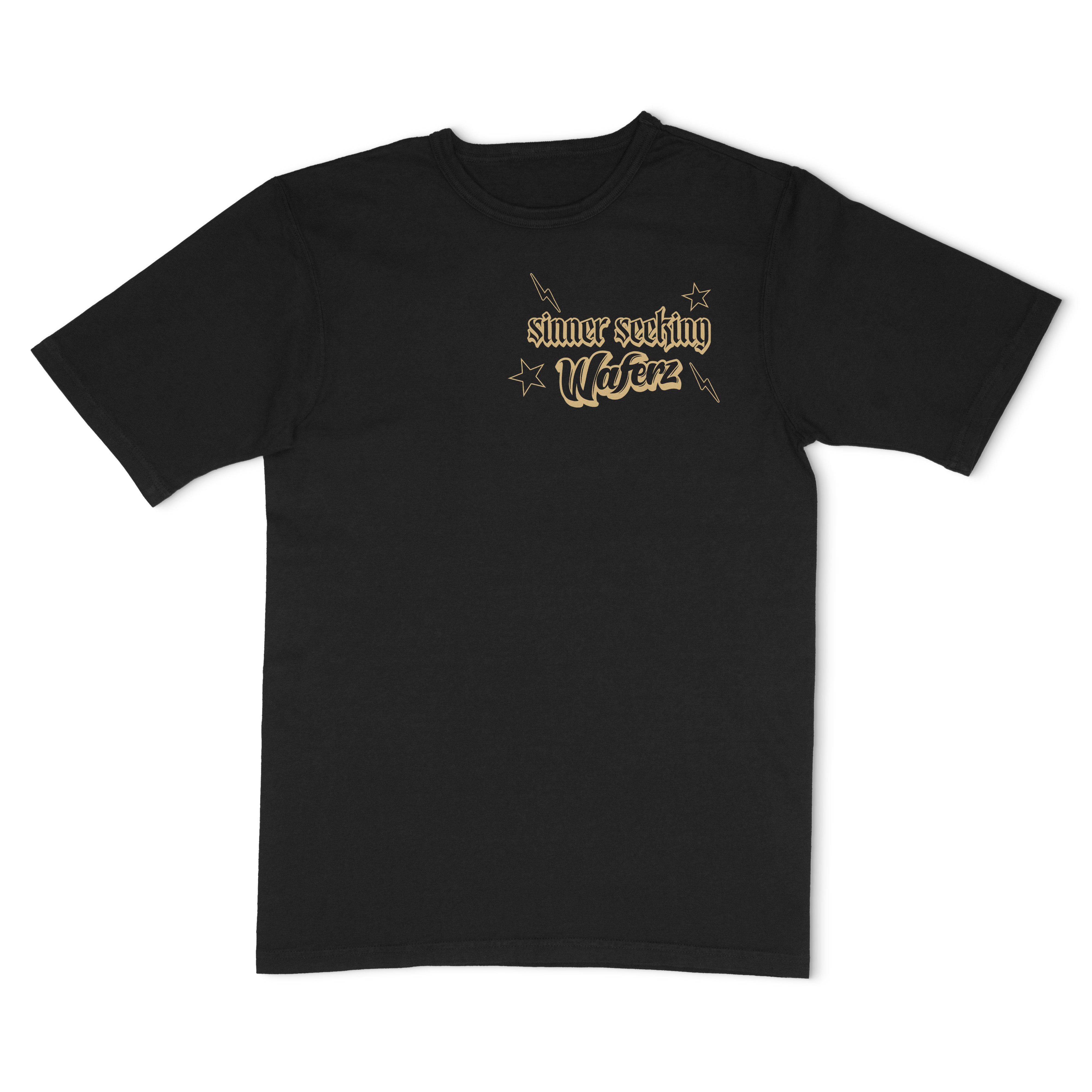 Waferz X Sinner Seeking: Black Tee